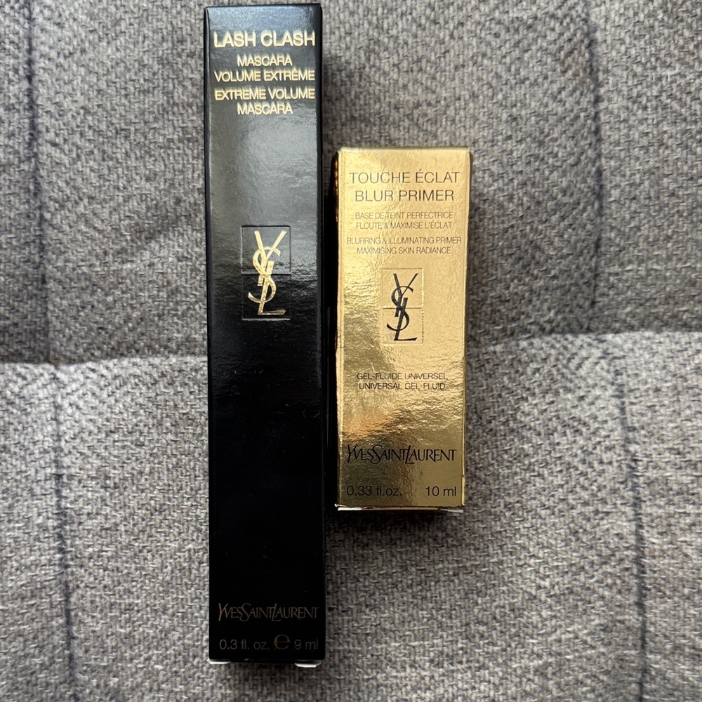 Yves Saint Laurent Black Mascara and Gold Primer Duo